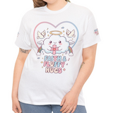 Kawaii Christian T-Shirt - Angel Cloud Rainbow Tee- Religious Graphic Top