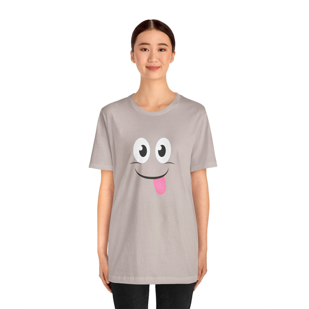 Yum Smile T-Shirt, Cute Graphic Tee, Food Lover Gift, Unisex Top, Funny Saying Shirt, Short Sleeve Tee