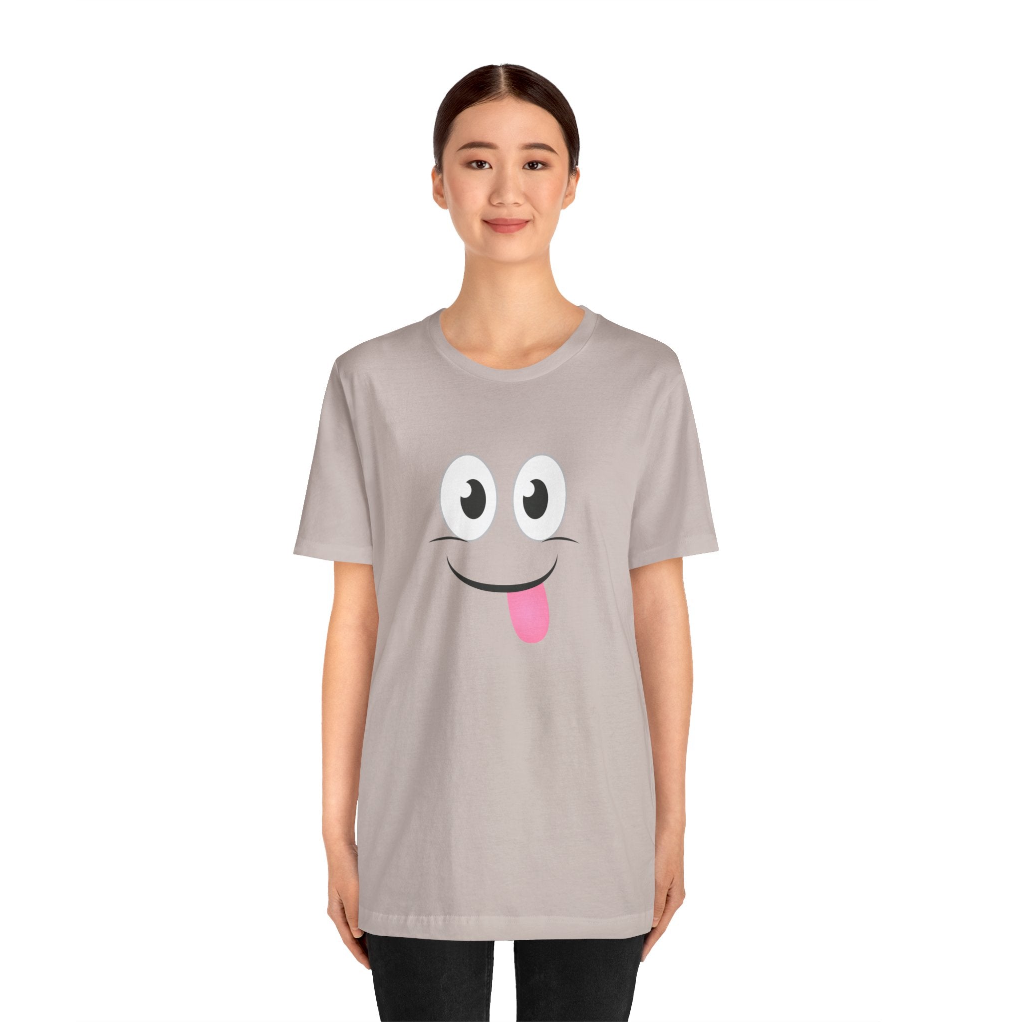 Yum Smile T-Shirt, Cute Graphic Tee, Food Lover Gift, Unisex Top, Funny Saying Shirt, Short Sleeve Tee