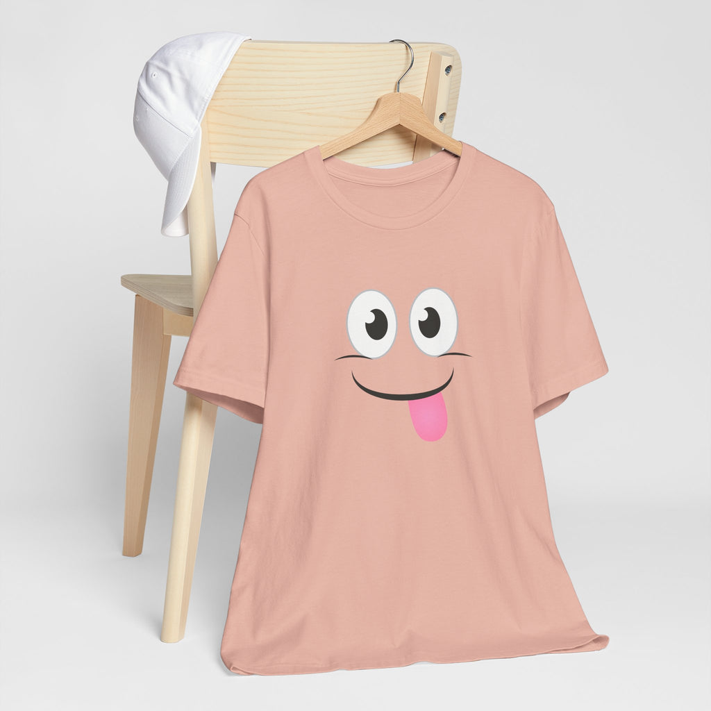 Yum Smile T-Shirt, Cute Graphic Tee, Food Lover Gift, Unisex Top, Funny Saying Shirt, Short Sleeve Tee