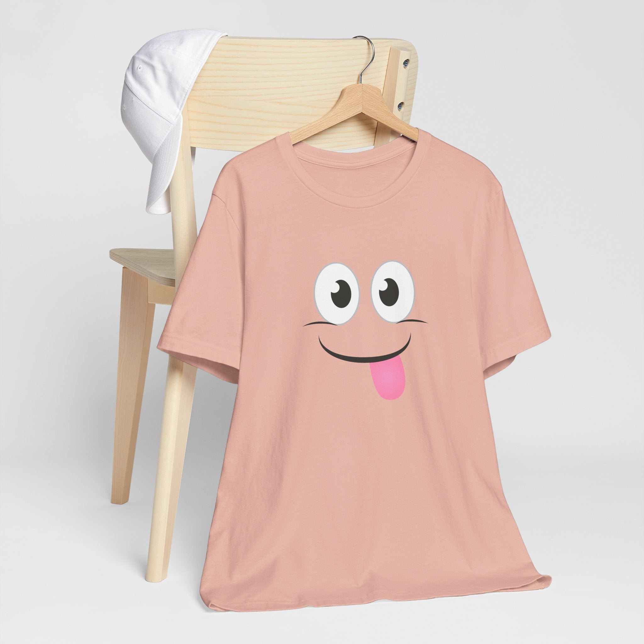 Yum Smile T-Shirt, Cute Graphic Tee, Food Lover Gift, Unisex Top, Funny Saying Shirt, Short Sleeve Tee