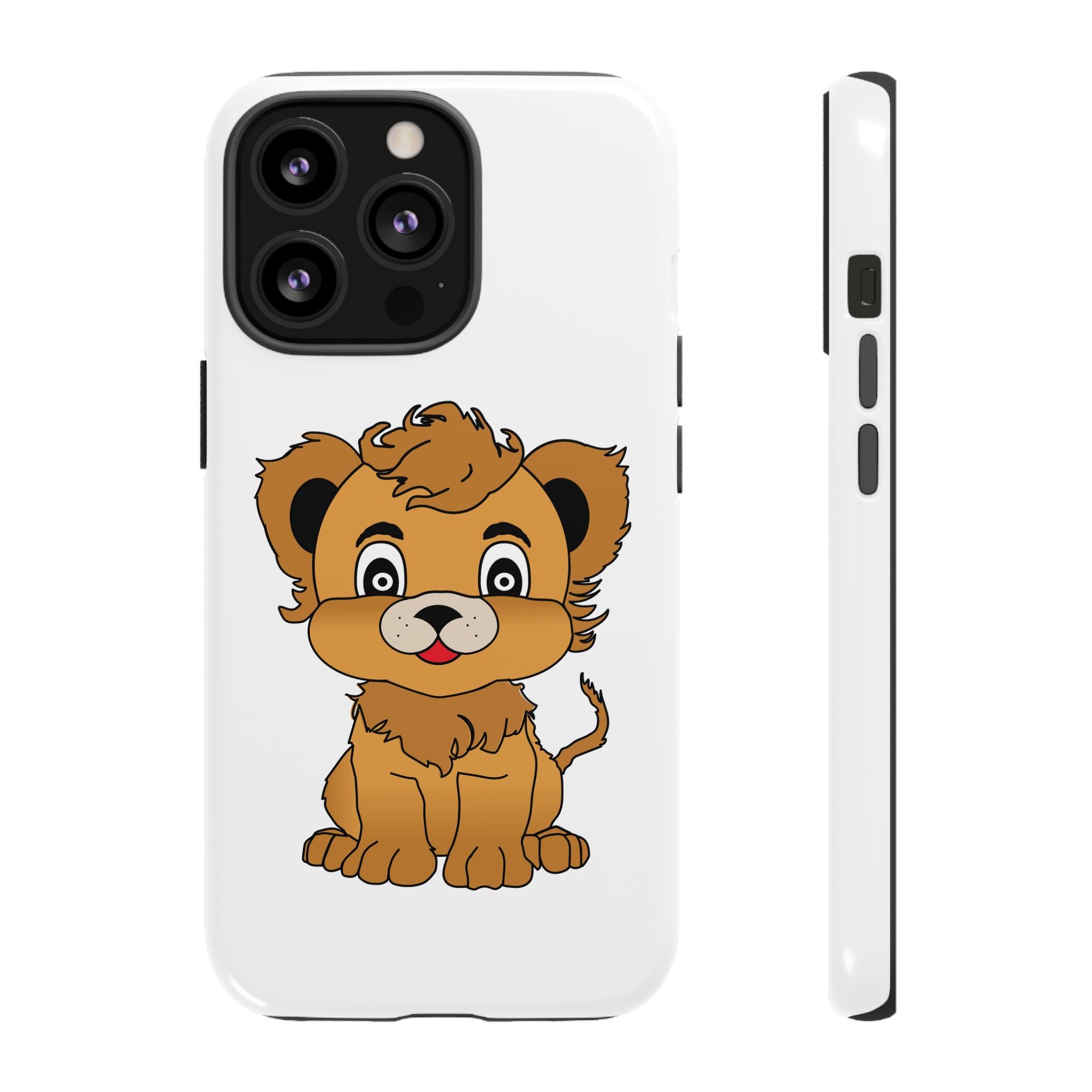 Cute Lion Tough Cases, Lion Phone Cases, Animal Print Phone Cover, Protective Case, Safari Theme Accessories