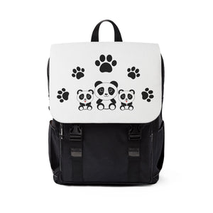 Panda Family Shoulder Backpack - Cute Panda Backpack - Kids Backpack - Travel Backpack