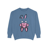 Rabbit With I Love You Heart Sweatshirt, Valentine's Day Gift, Unisex Jumper, Bunny Lover Pullover, Cozy Winter Apparel, Cute Animal