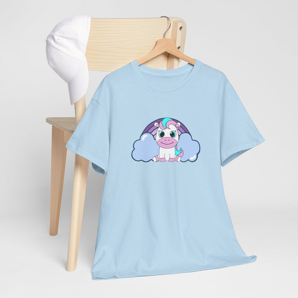 Kawaii Pony T-Shirt - Cute Horse Graphic Tee, Animal Lover Gift - Pastel Colors Shirt
