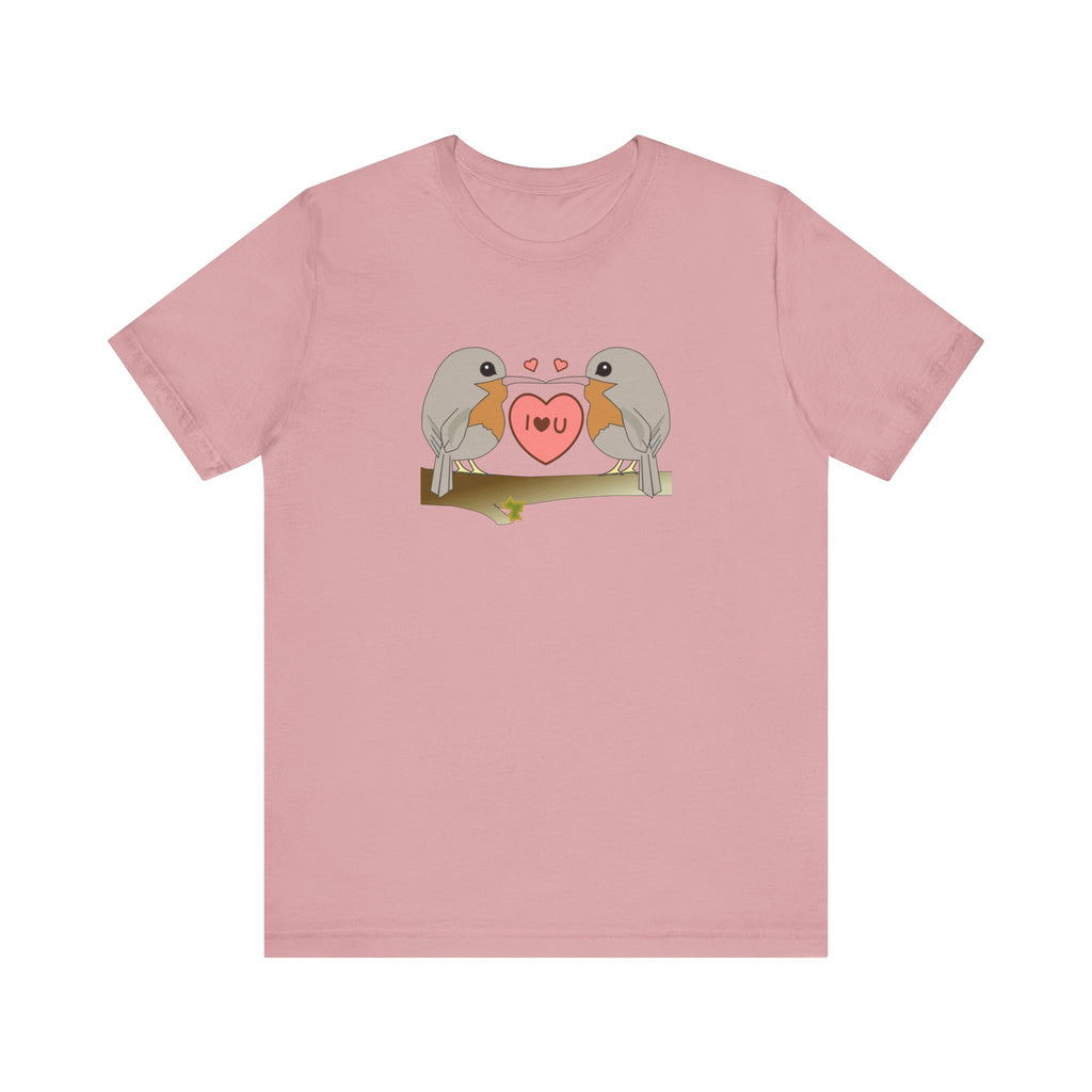 Robins in love Unisex Jersey Short Sleeve Tee