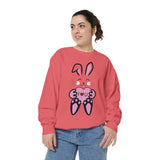 Rabbit With I Love You Heart Sweatshirt, Valentine's Day Gift, Unisex Jumper, Bunny Lover Pullover, Cozy Winter Apparel, Cute Animal