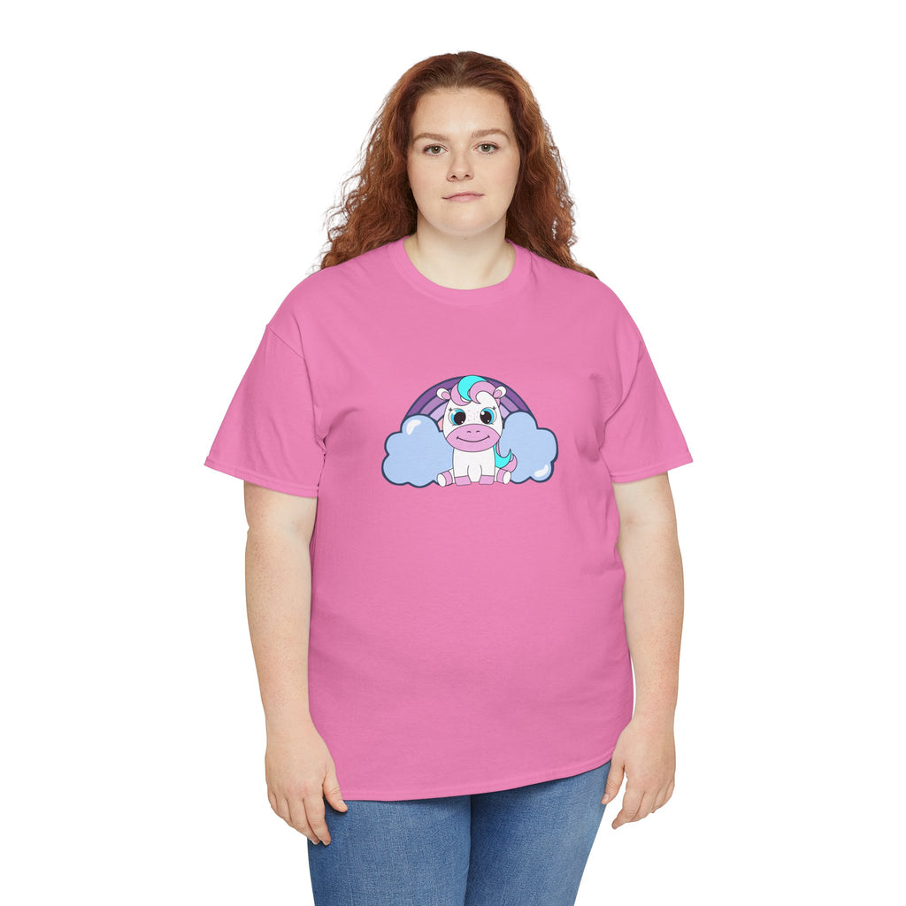 Kawaii Pony T-Shirt - Cute Horse Graphic Tee, Animal Lover Gift - Pastel Colors Shirt