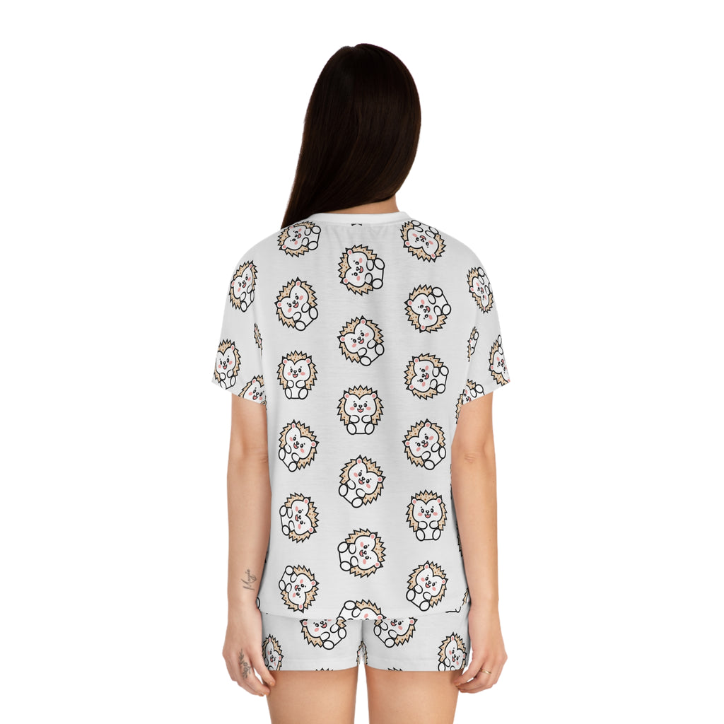 Happy Kawaii Hedgehog Pajama Set - Cute PJ Shorts - Adorable Sleepwear