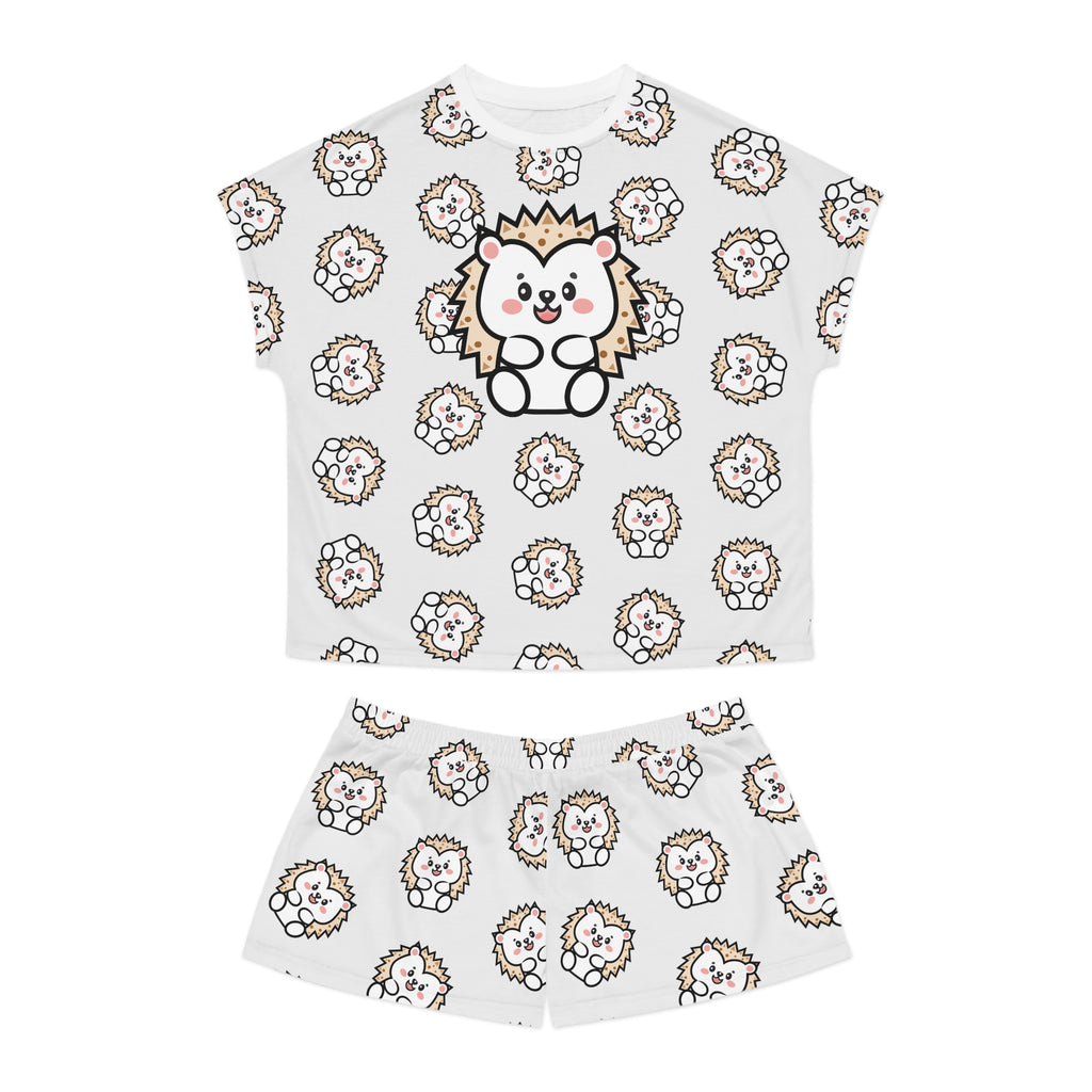Happy Kawaii Hedgehog Pajama Set - Cute PJ Shorts - Adorable Sleepwear