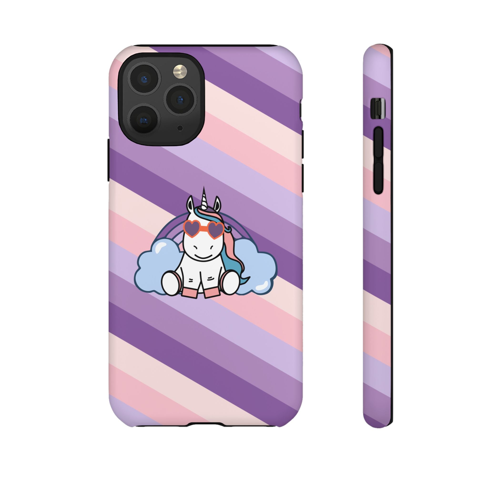 iPhone Unicorn Rainbow Tough Cases, Rainbow Unicorn Phone Covers, Unicorn Lover Gifts, iPhone Accessories, Protective Phone Cases