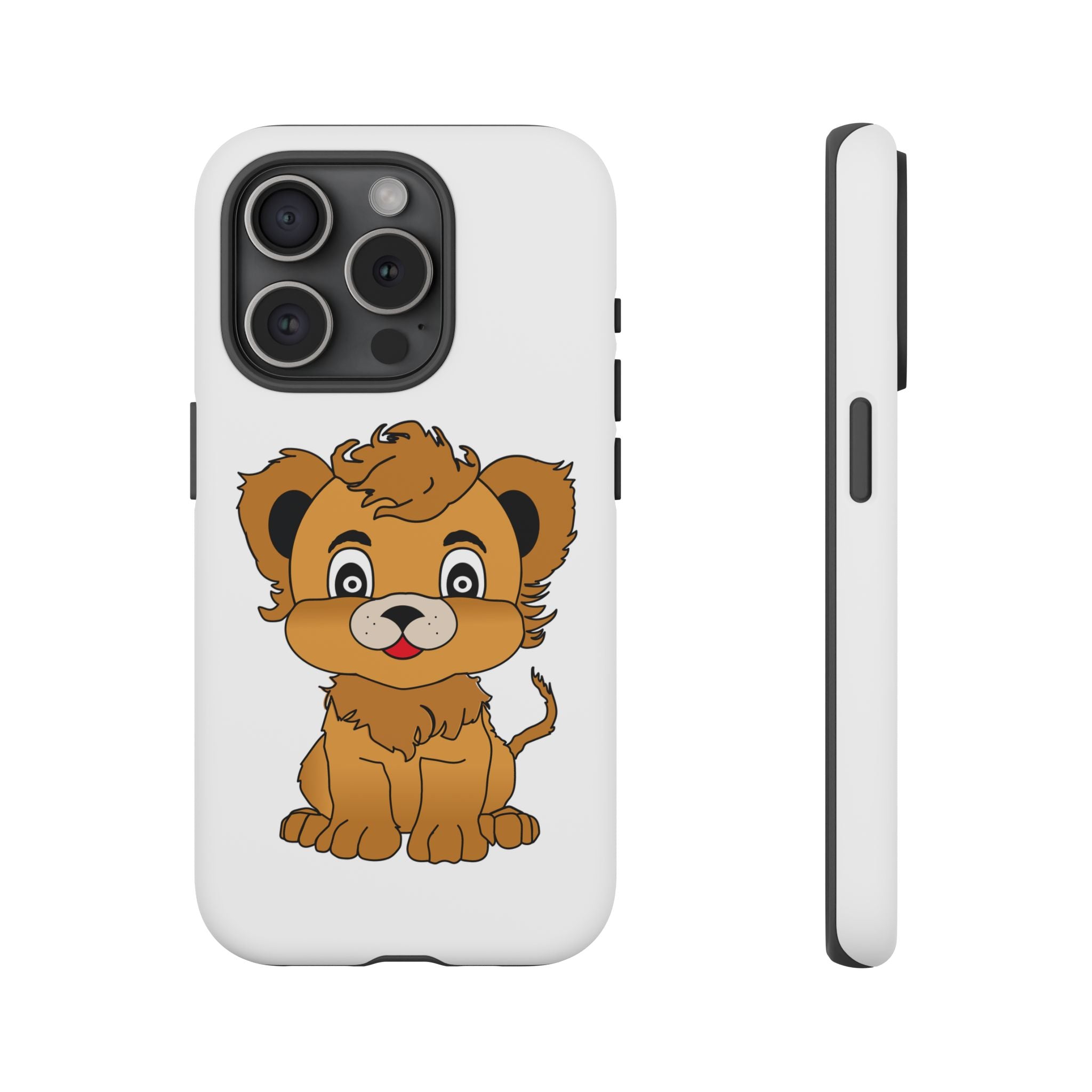 Cute Lion Tough Cases, Lion Phone Cases, Animal Print Phone Cover, Protective Case, Safari Theme Accessories