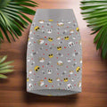 Cool Cats Pattern Gray Women's Pencil Skirt - Stylish Feline Print Women's Skirt, Cat Lover Fashion, Gray Skirt