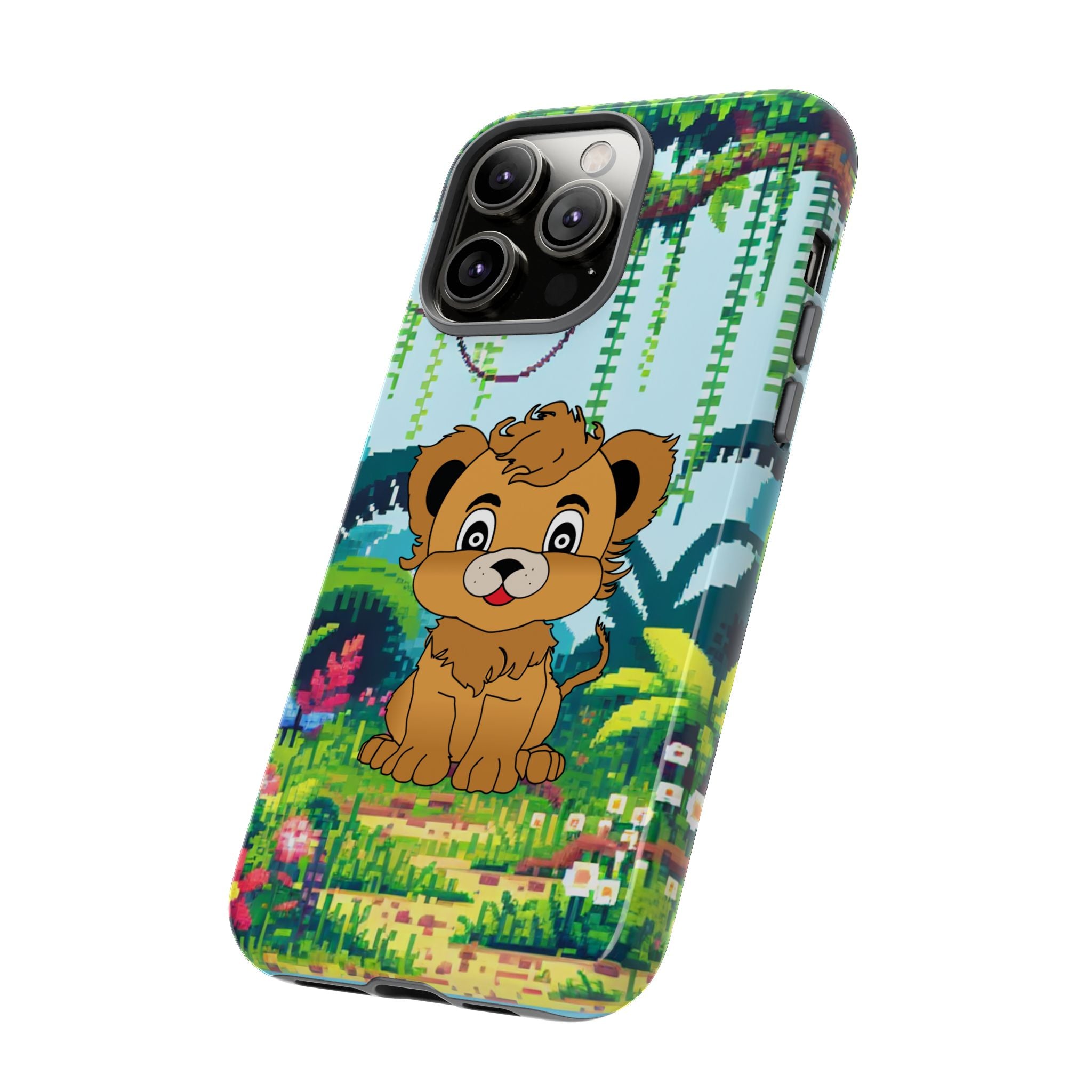Cute Lion in the Jungle Tough Cases