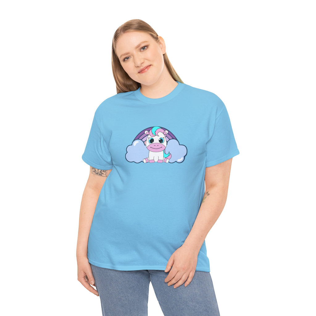 Kawaii Pony T-Shirt - Cute Horse Graphic Tee, Animal Lover Gift - Pastel Colors Shirt