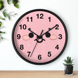 Kawaii Face Wall Clock, Cute Clock, Adorable Timepiece, Cartoon Clock, Fun Home Decor, Unique Gift