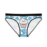 Kawaii Cow Women's Underwear, Cute Animal Print Lingerie, Funny Cartoon Panties, Novelty Intimate Apparel, Whimsical Undergarments