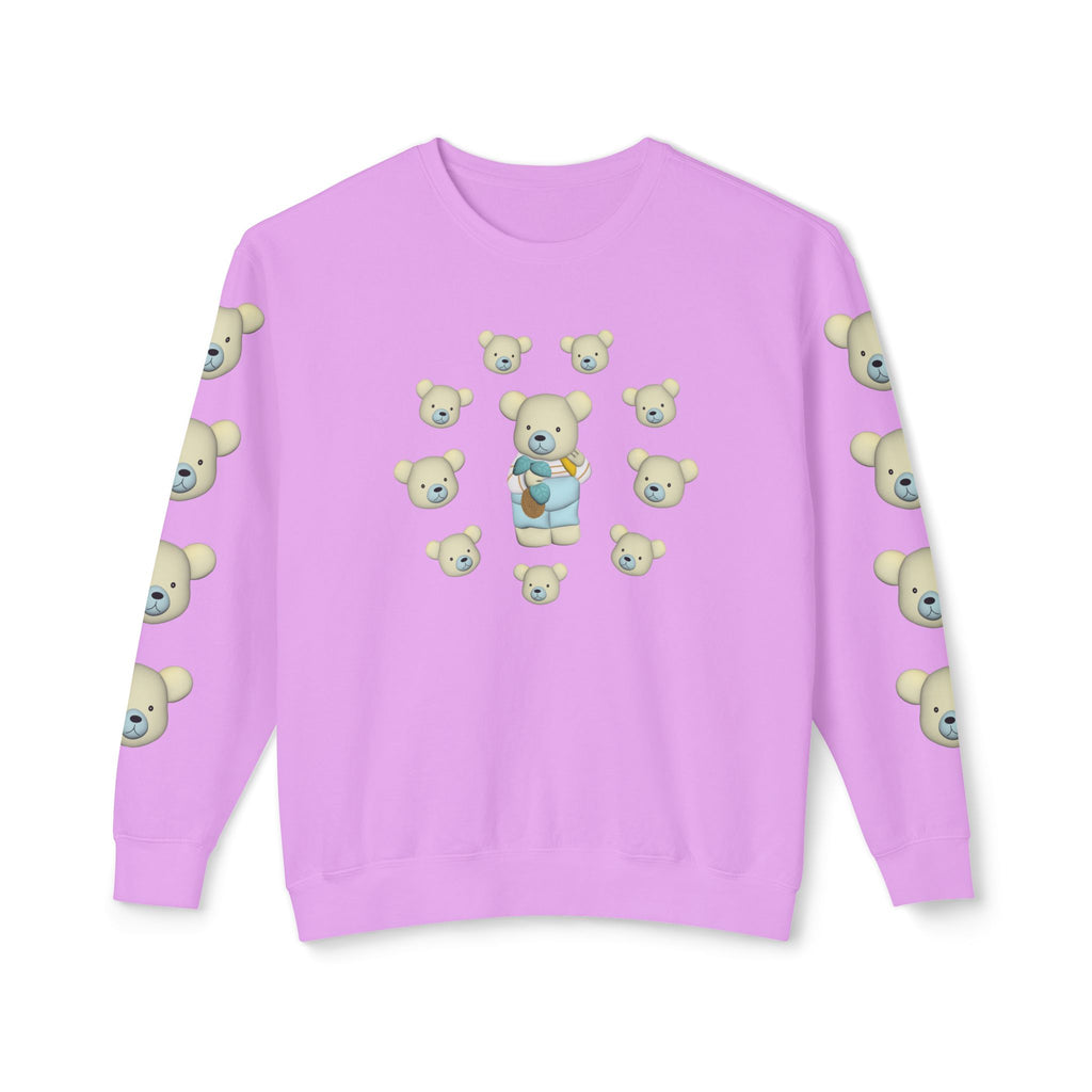 Garden Bear and Bear Heads Sweatshirt, Cute Wildlife Jumper, Nature Lover Gift, Cozy Outdoor Apparel, Woodland Animal Clothing, Forest