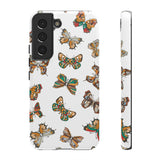 Butterflies Tough Cases, Phone Case, Protective Cover, Butterfly Pattern, Gift for Her, Unique Phone Accessory