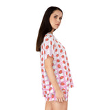 Berry Sweet Pajama Set - Women's Sleepwear - Cute Pajama Set - Fruit Patterned Sleepwear