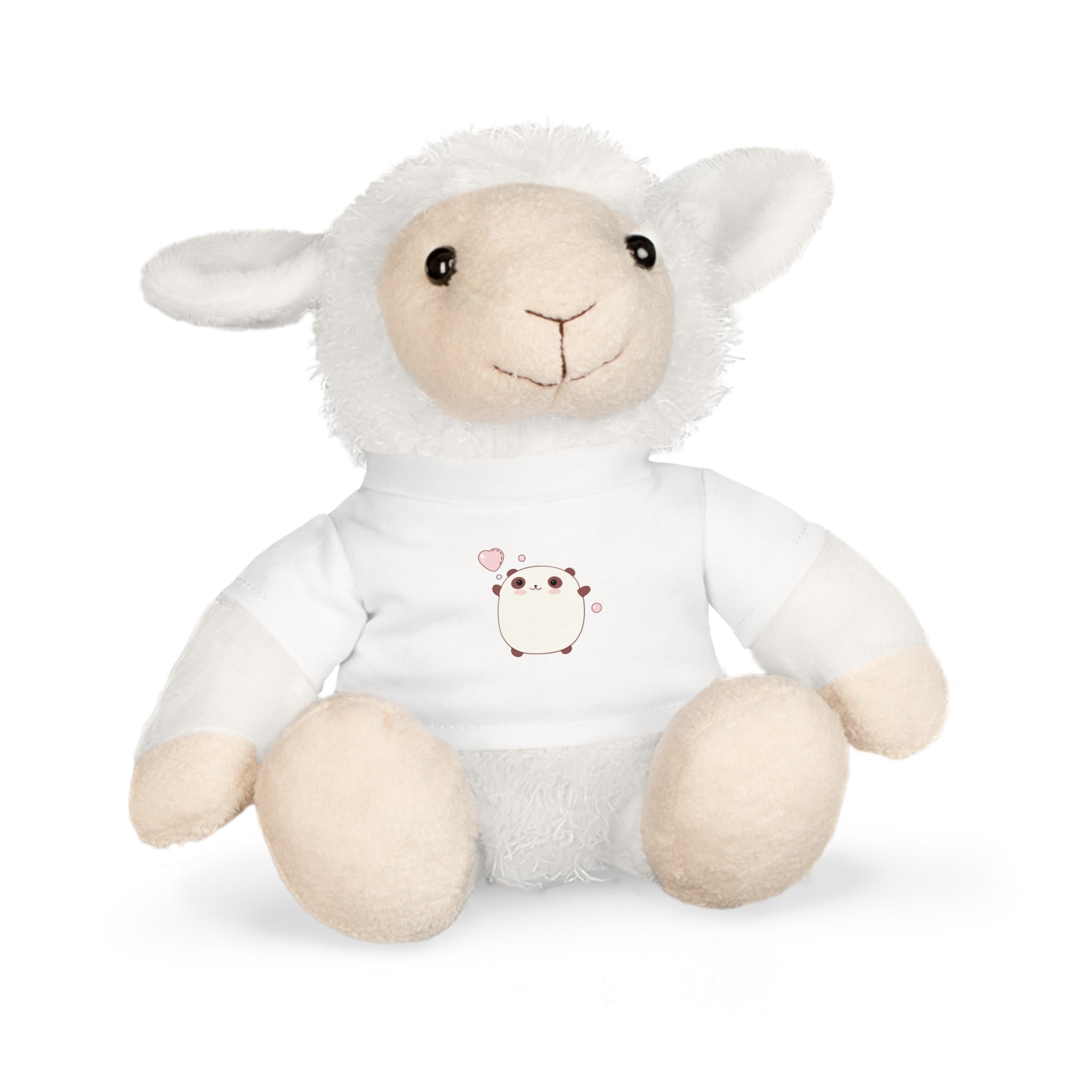 Cute Plush Toy with T-Shirt, Valentine's Day Gift - Stuffed Animal, Kid's Toy, Baby Shower, Nursery Decor, Gift for Her, Cuddly Toy