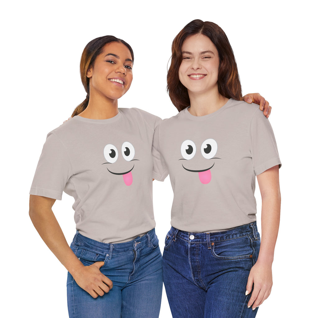 Yum Smile T-Shirt, Cute Graphic Tee, Food Lover Gift, Unisex Top, Funny Saying Shirt, Short Sleeve Tee