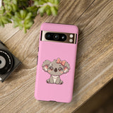 Kawaii Lady Baby Coala Tough Cases