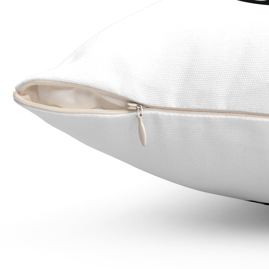 Cute Coala with Eucalyptus leaves Spun Polyester Square Pillow