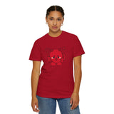 Kawaii Devil Shirt, Cute Demon Garment-Dyed T-shirt, Pastel Grunge Top, Harajuku Inspired Clothing