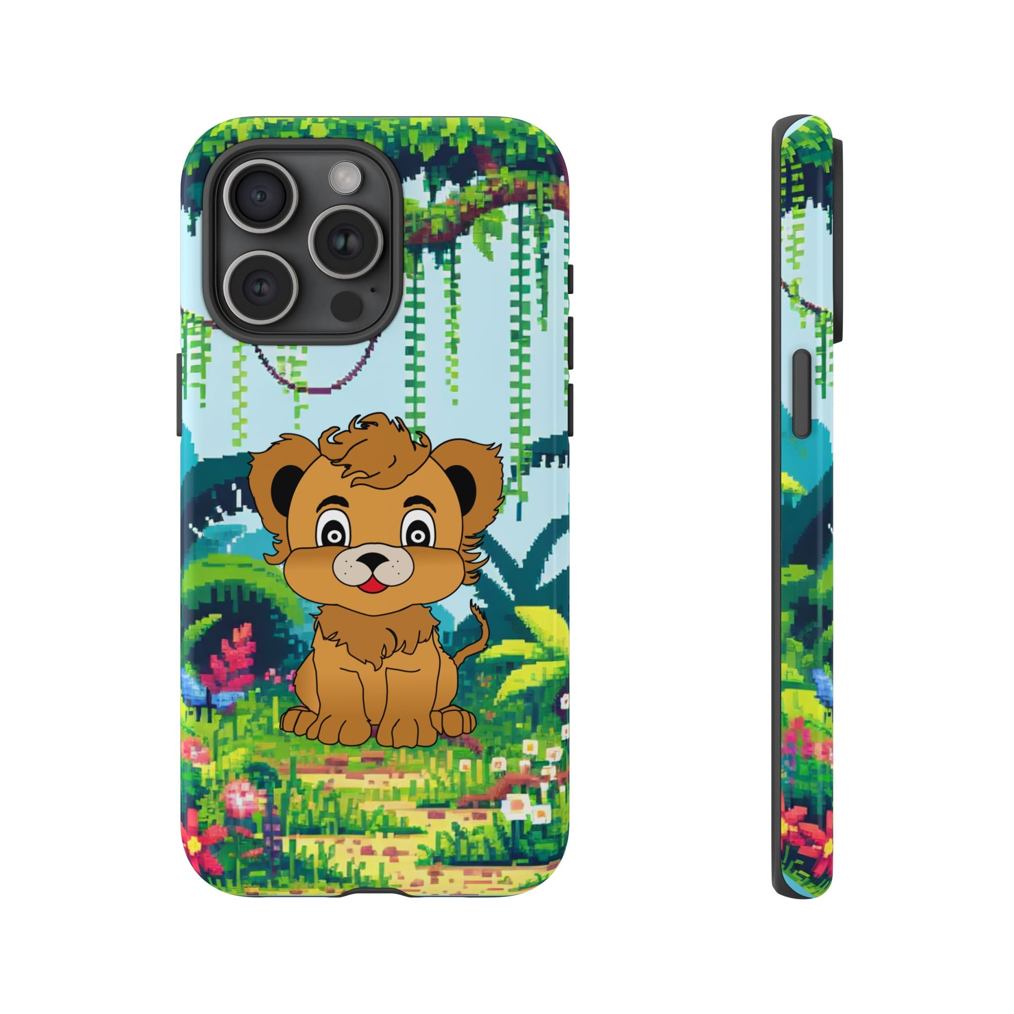 Cute Lion in the Jungle Tough Cases