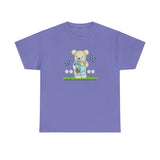 Garden Bear with Butterflies T-Shirt, Cute Bear Shirt, Nature Lover Tee, Botanical Garden Top, Wildlife Animal Unisex Tee