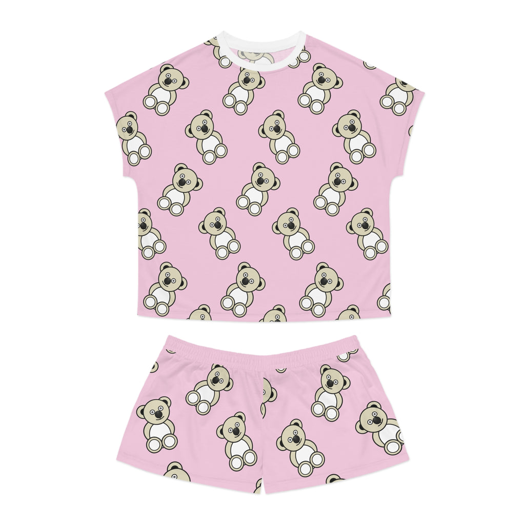Cute Bears Pajama Set, Women's Sleepwear, Short PJ Set, Matching Pajamas, Lounge Set
