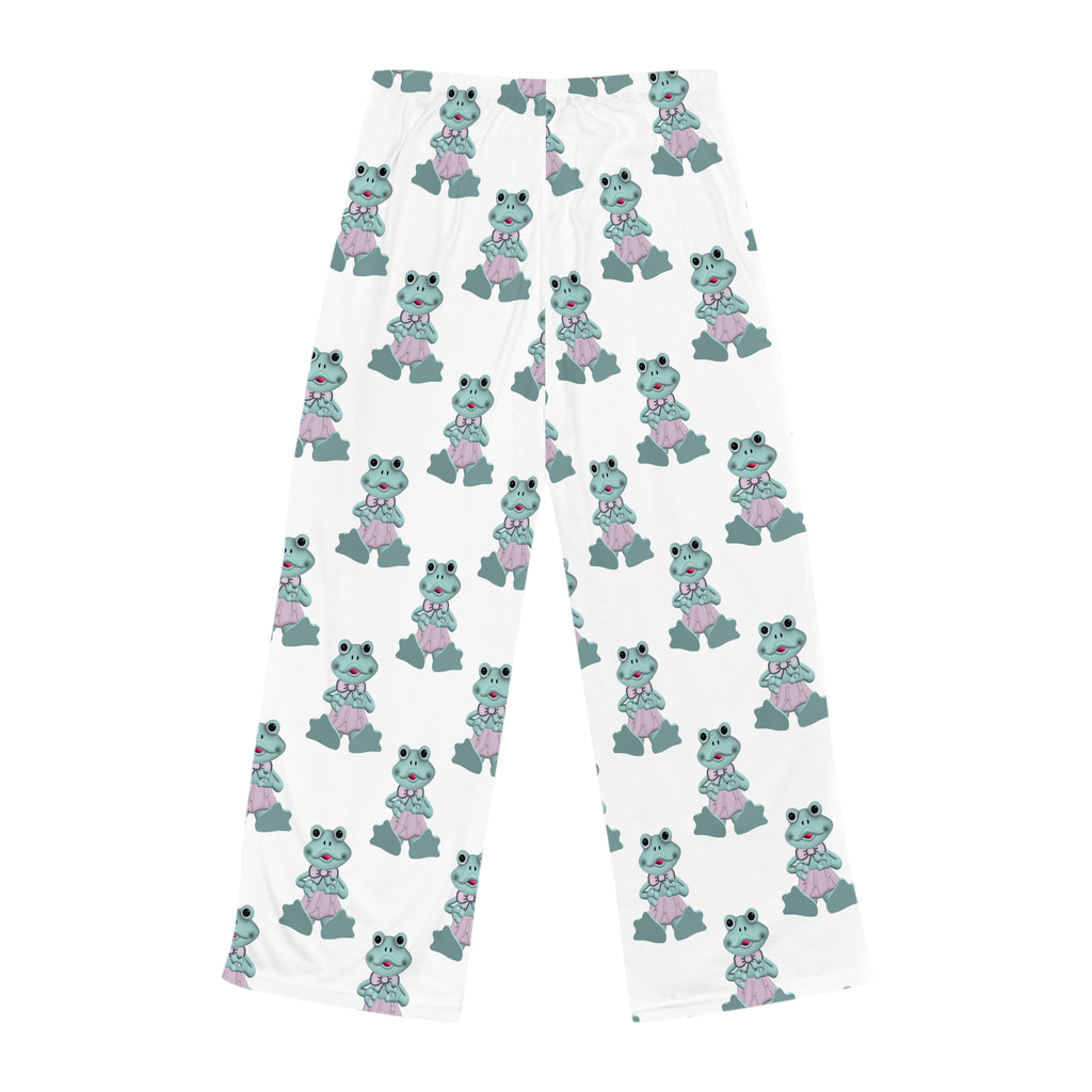 Pastel Frog Women's Pajama Pants, Cute Frog PJ Bottoms, Soft Lounge Sleepwear, Cozy Nightwear, Comfy Sleep Pants