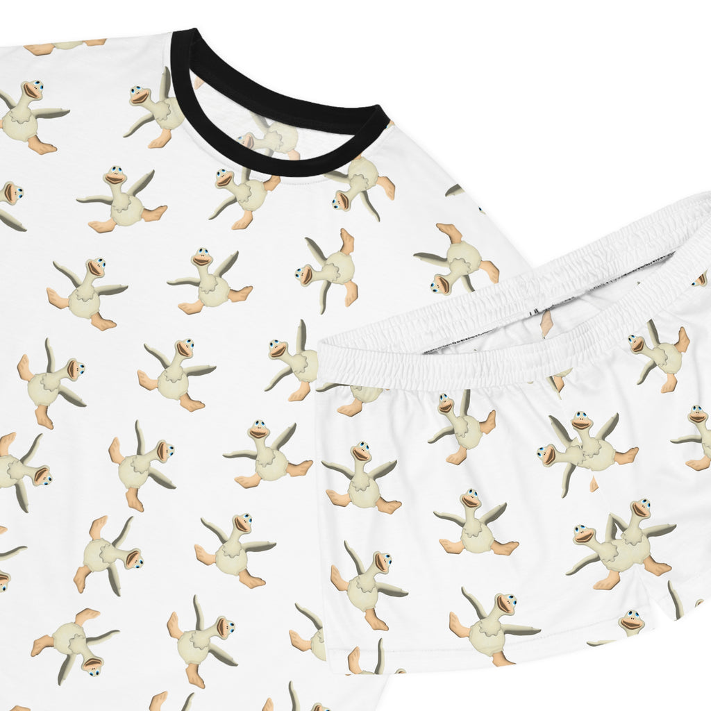 Kawaii Duck Pajama Set - Women's Pajamas - Cute Lounge Wear - Duck Print Sleepwear