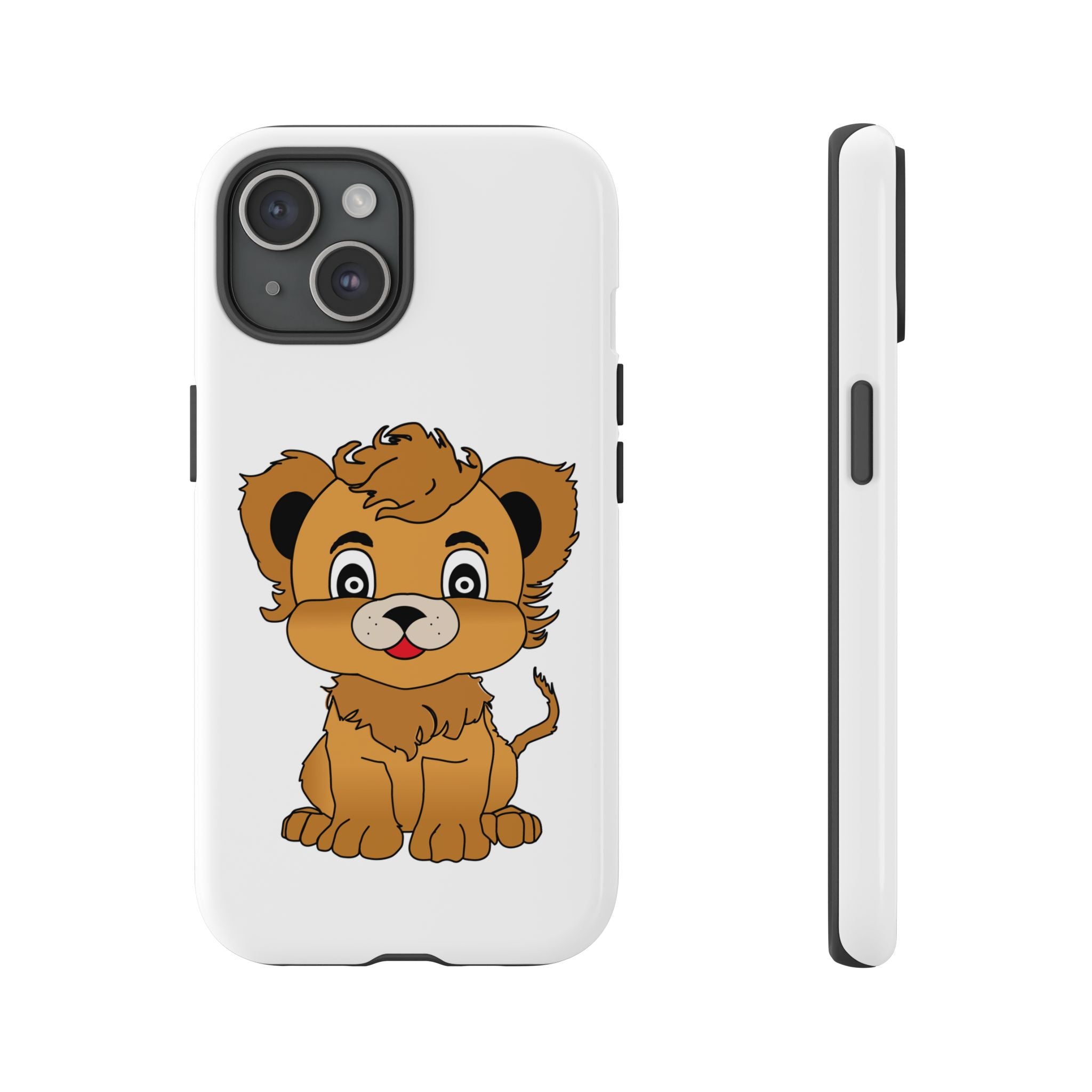 Cute Lion Tough Cases, Lion Phone Cases, Animal Print Phone Cover, Protective Case, Safari Theme Accessories