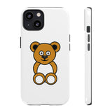 White Cute Ochre Bear Tough Cases