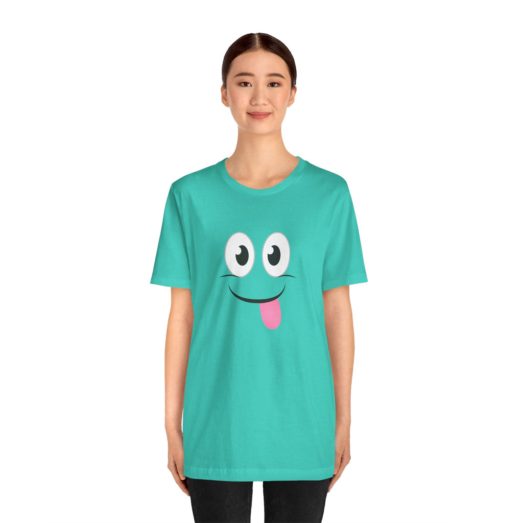 Yum Smile T-Shirt, Cute Graphic Tee, Food Lover Gift, Unisex Top, Funny Saying Shirt, Short Sleeve Tee