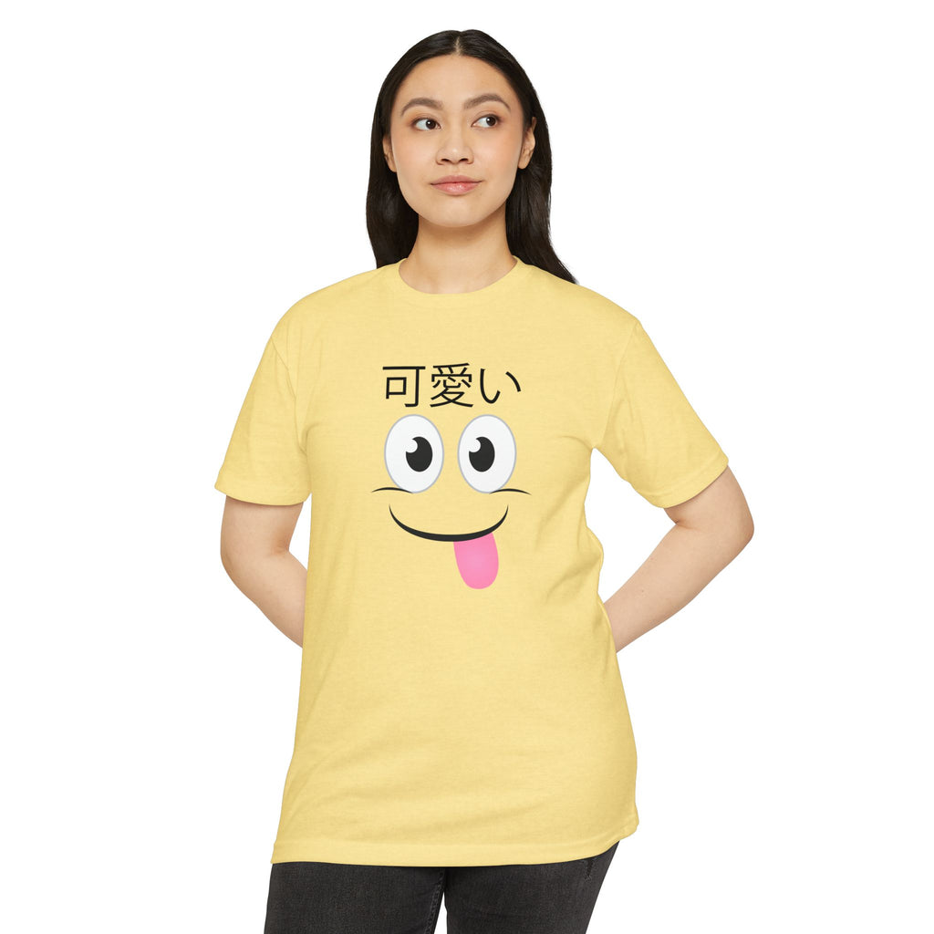 Kawaii Yum Smile T-Shirt, Cute Funny Tee, Happy Unisex Shirt, Adorable Top, Soft Cotton Blend Apparel