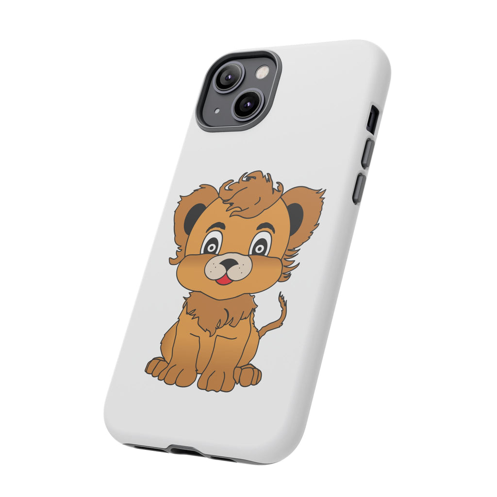 Cute Lion Tough Cases, Lion Phone Cases, Animal Print Phone Cover, Protective Case, Safari Theme Accessories