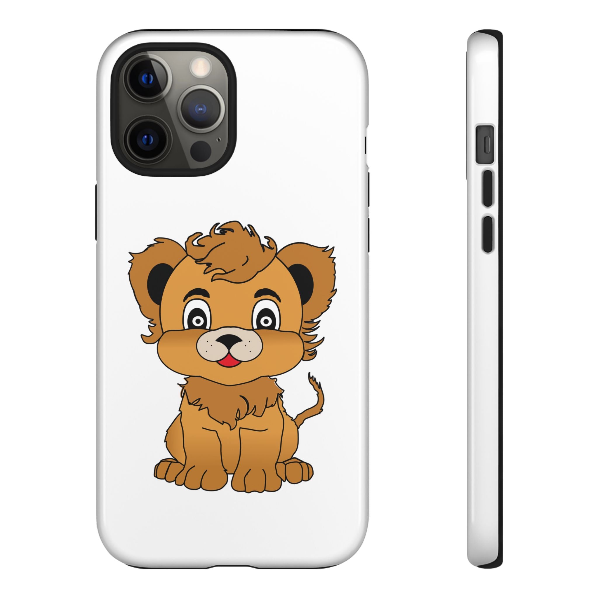 Cute Lion Tough Cases, Lion Phone Cases, Animal Print Phone Cover, Protective Case, Safari Theme Accessories