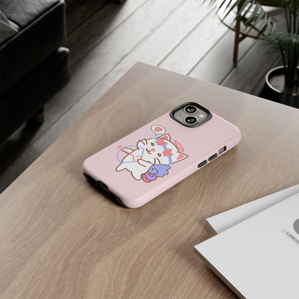 Phone Cases Cute Cupido Cat Valentine's Day Gift