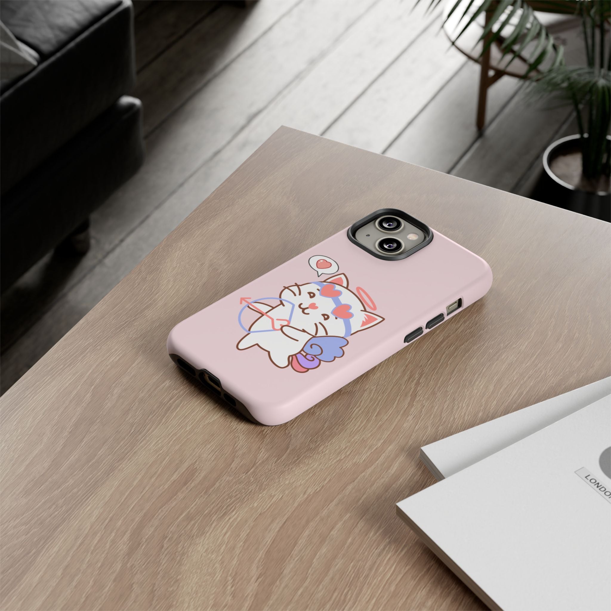 Phone Cases Cute Cupido Cat Valentine's Day Gift