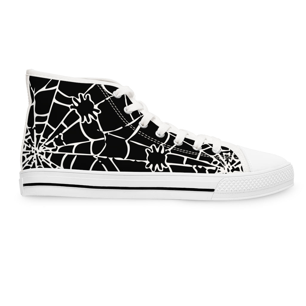 Spider Web High Top Sneakers