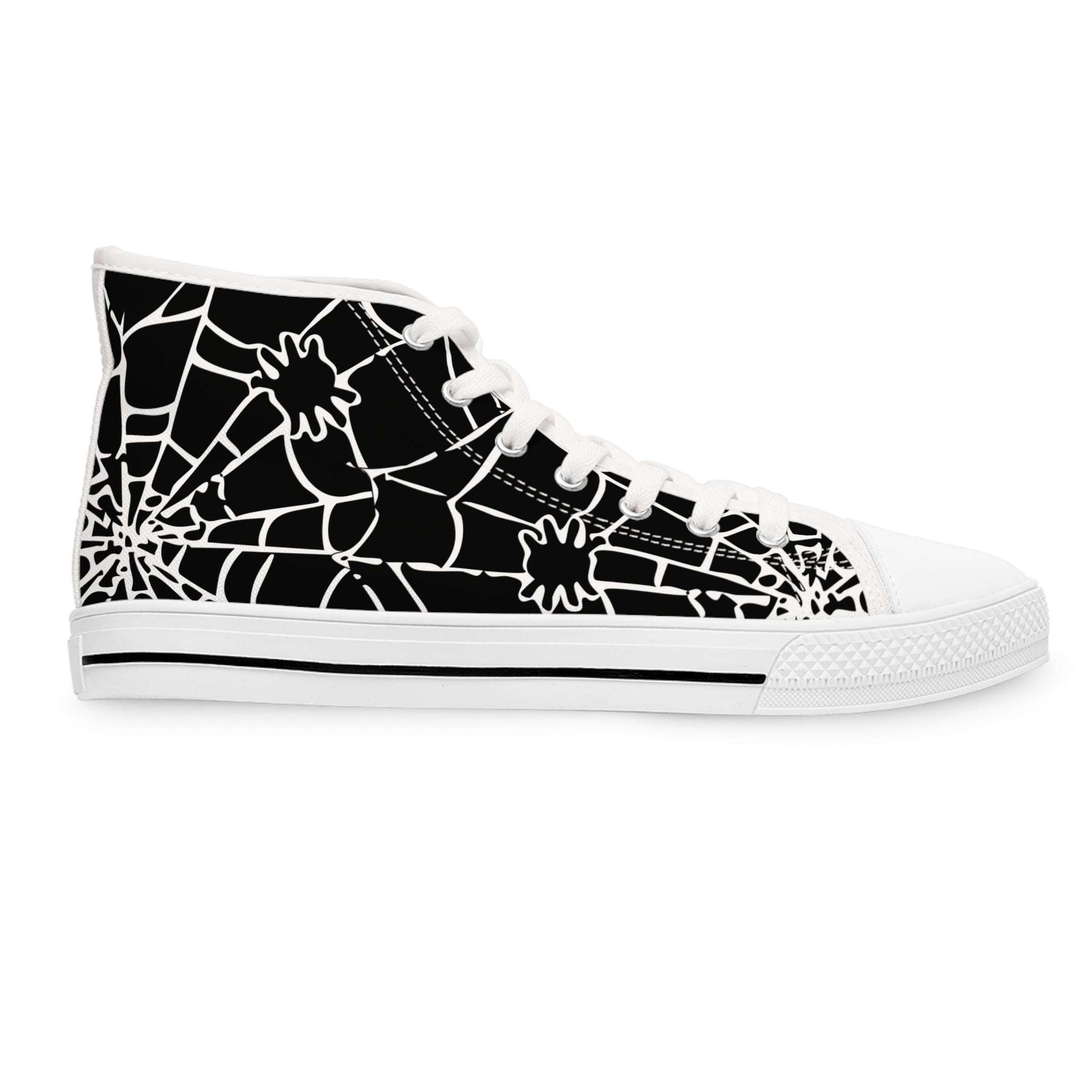 Spider Web High Top Sneakers