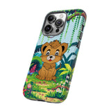 Cute Lion in the Jungle Tough Cases