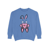 Rabbit With I Love You Heart Sweatshirt, Valentine's Day Gift, Unisex Jumper, Bunny Lover Pullover, Cozy Winter Apparel, Cute Animal