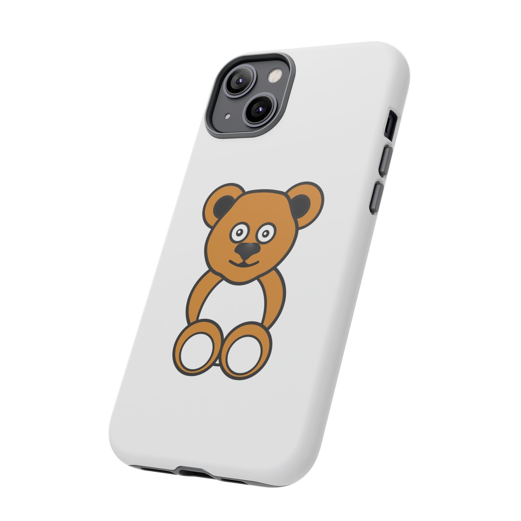 White Cute Ochre Bear Tough Cases