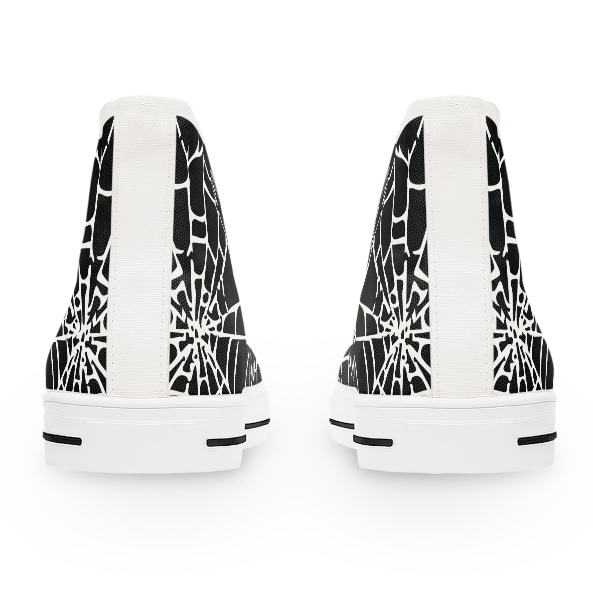 Spider Web High Top Sneakers