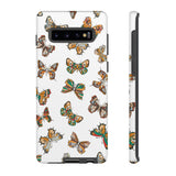 Butterflies Tough Cases, Phone Case, Protective Cover, Butterfly Pattern, Gift for Her, Unique Phone Accessory