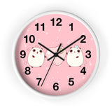 Kawaii Bears Wall Clock - Cute Animal Design, Nursery Decor, Kids Room Decor, Unique Home Gift, Adorable Clock